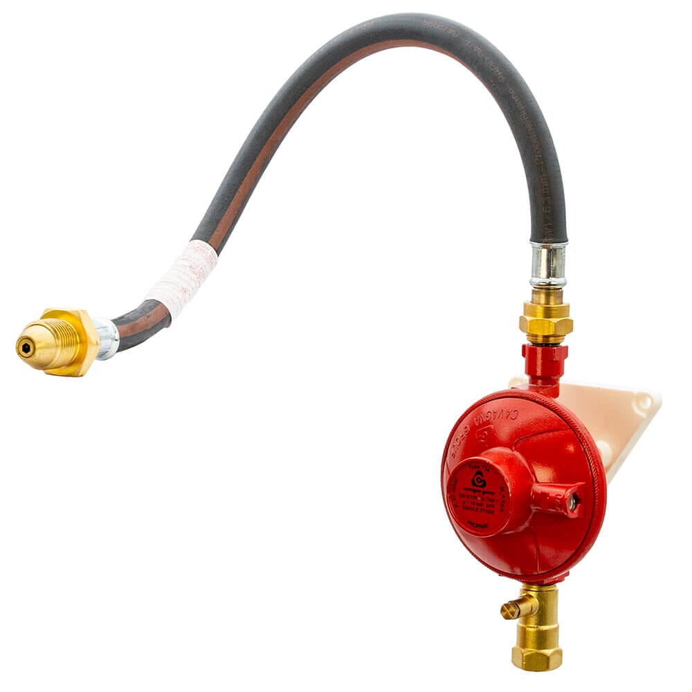 Cavagna LPG Single Cylinder Propane Gas Regulator Kit - UK POL, HA101