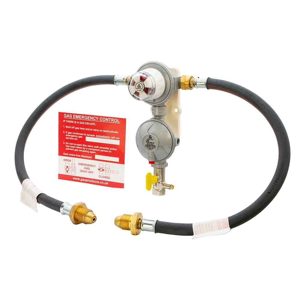 Cavagna Automatic Changeover LPG Propane Gas Regulator Kit - UK POL, HA108