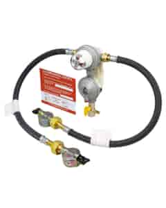 Cavagna Automatic Changeover Propane Gas Regulator Kit - 21mm Clip-On, HA108T