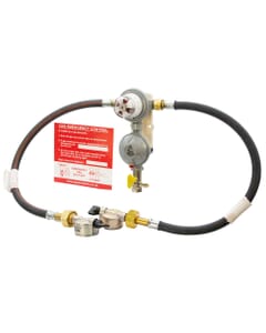 Cavagna Automatic Changeover Propane Gas Regulator Kit - 21mm Clip-On, HA108T