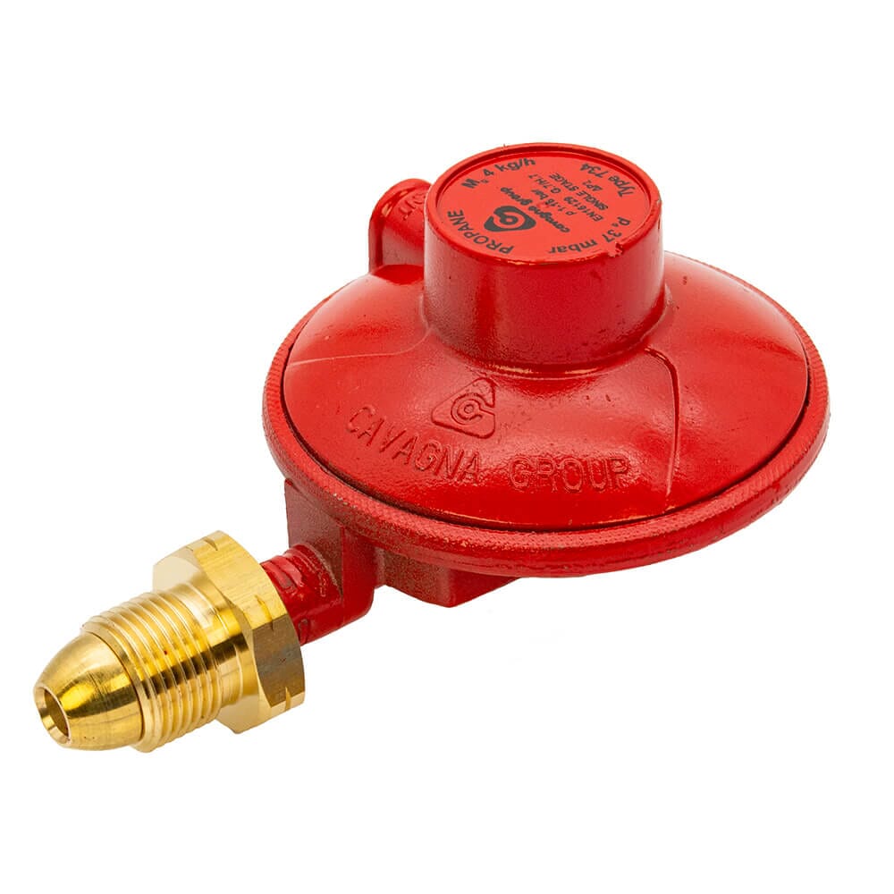 Cavagna 37mbar Propane Gas Regulator, 4kg - Screw-On POL, Calor Essentials, HA111