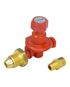 Cavagna HP 0.5- 4 Bar Adjustable Propane Gas Regulator - 3/8" LH BSP M, HA115L