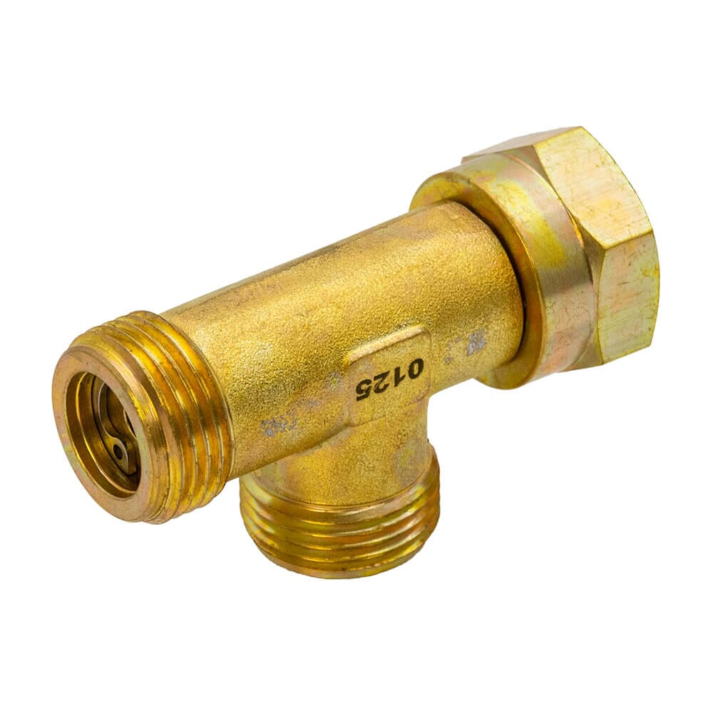 Propane Changeover Tee Piece with Non-Return - W20