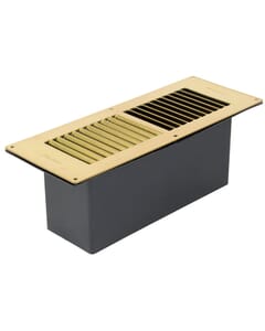 Stadium BM435/1 Brass Standard Floor Ventilator