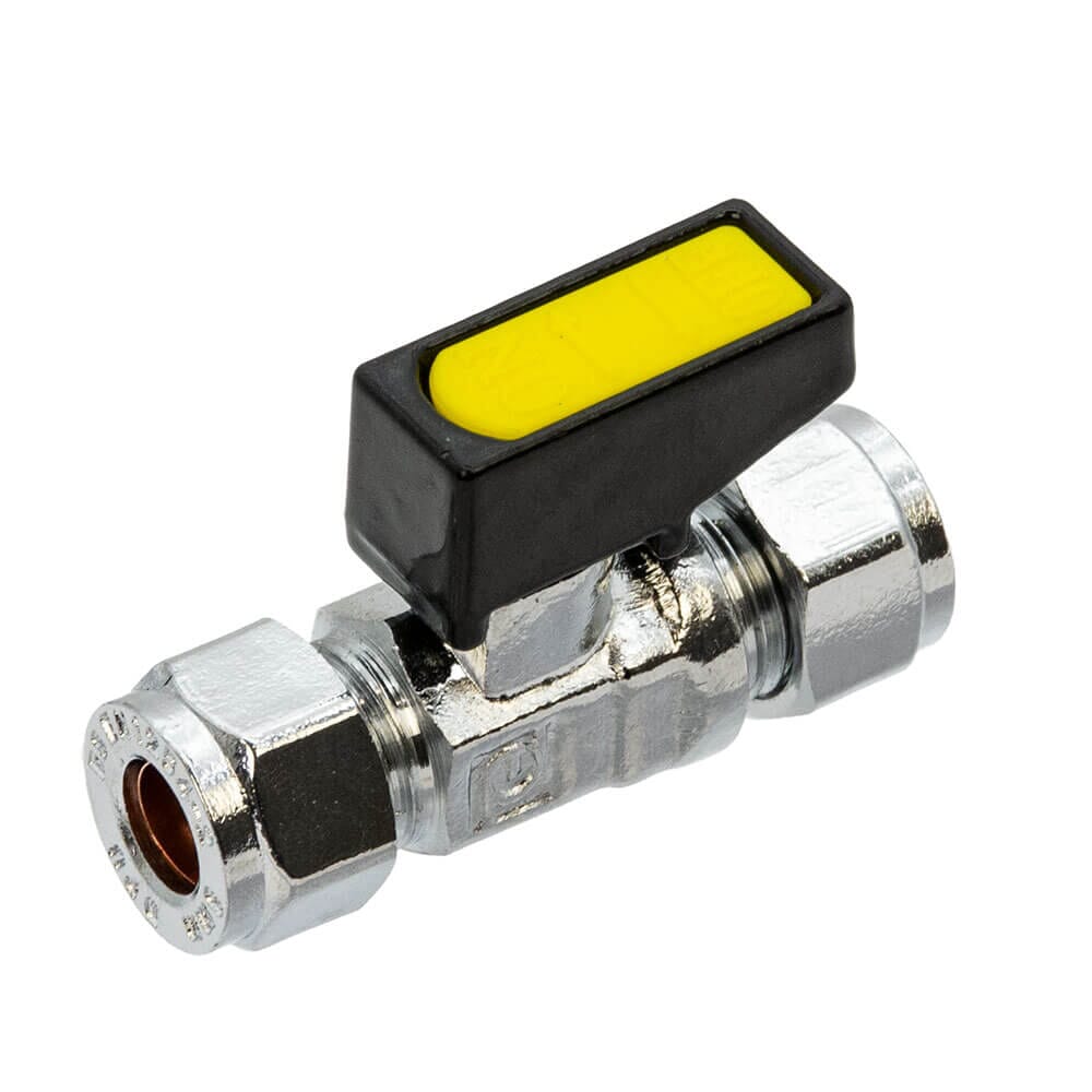 Mini Gas Ball Valve - 8mm Compression, HA183