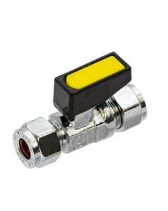 Mini Gas Ball Valve - 8mm Compression, HA183
