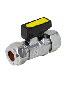 Mini Gas Ball Valve - 10mm Compression
