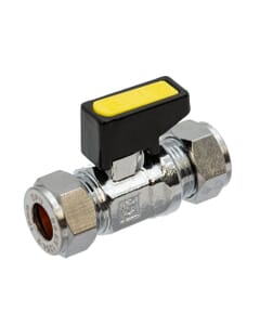 Mini Gas Ball Valve - 10mm Compression, HA185