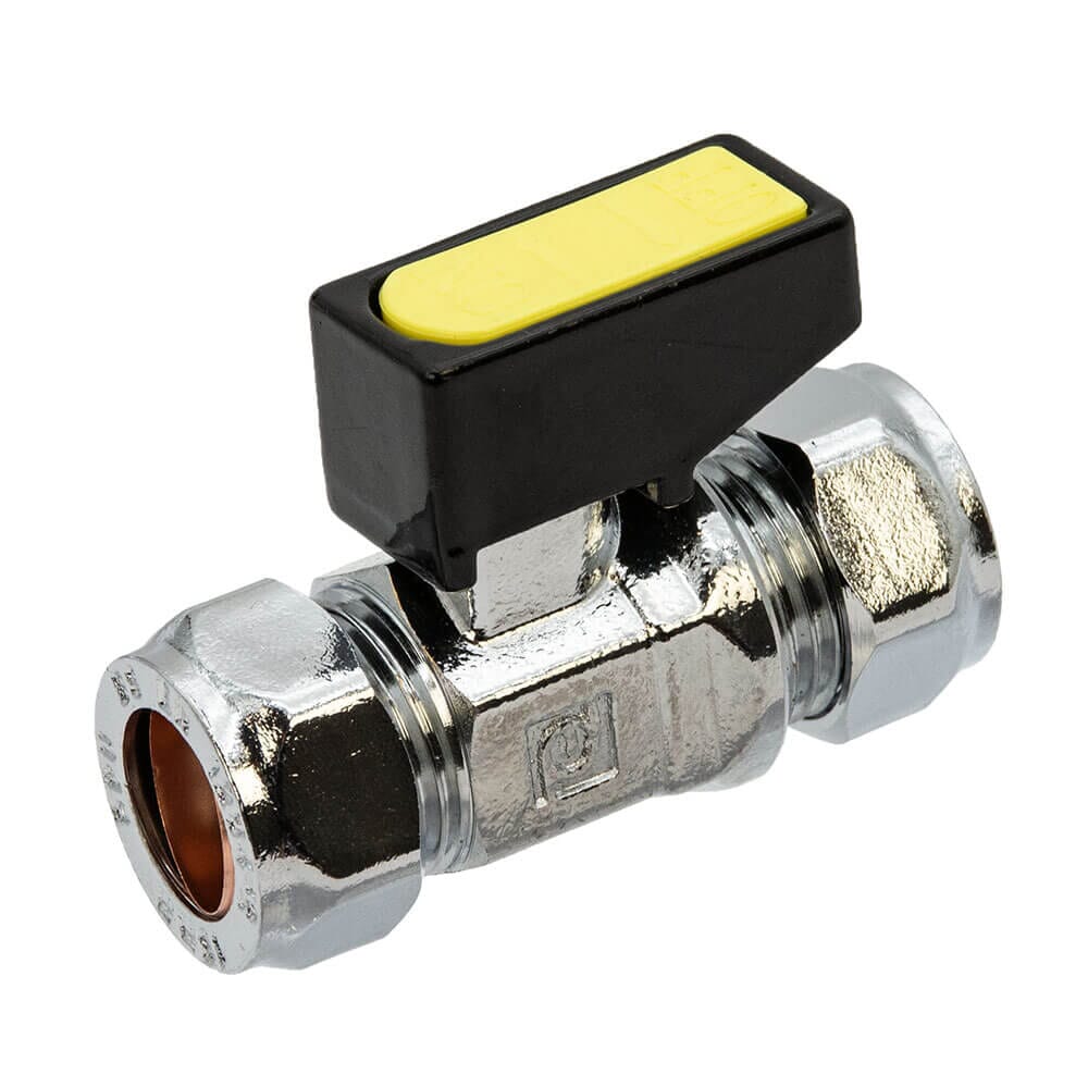 Mini Gas Ball Valve - 15mm Compression, HA187