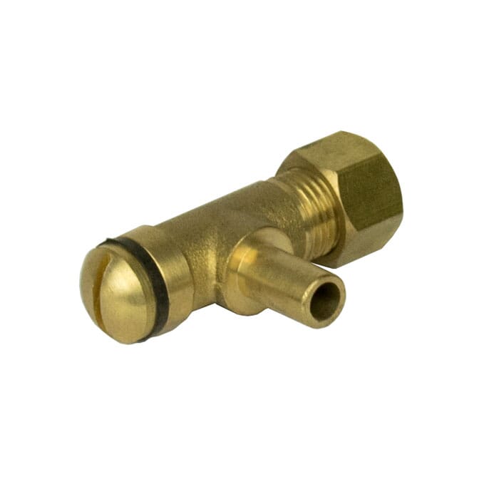 Gas Restrictor Valve - 8mm Compression x 8mm Spigot
