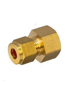 Brass Compression Female Adapter – 6mm x 1/4" BSP Coupler