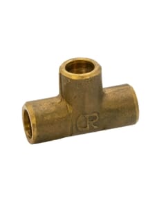 Yorkshire Brass Solder Ring Equal Tee - 8mm, HA232