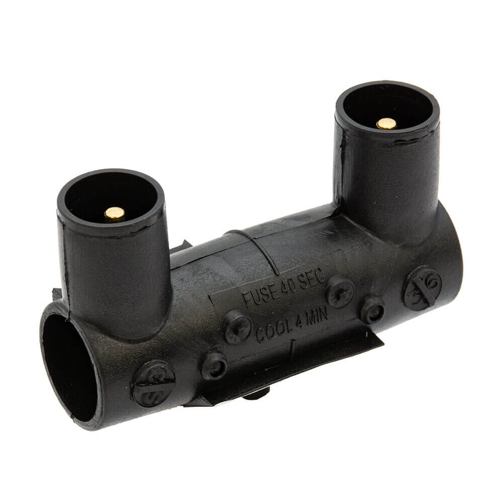 Universal 20mm Black MDPE Electrofusion Coupler, HA2500
