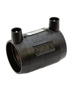 Universal 63mm Black MDPE Electrofusion Coupler, HA2503