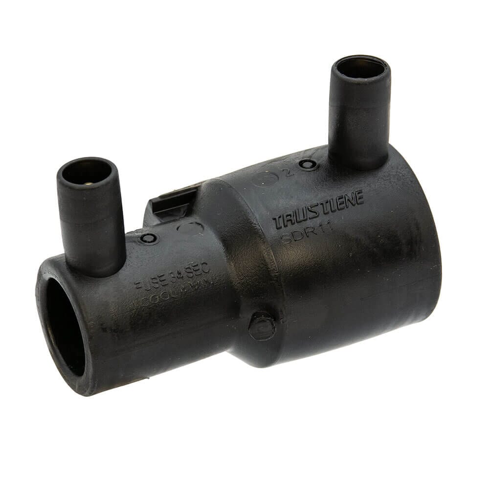Universal 20mm x 32mm Black MDPE Electrofusion Reducing Coupler, HA2504