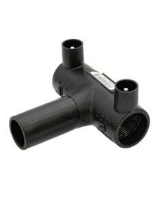 Universal 32mm Black MDPE Electrofusion Equal Tee, HA2509
