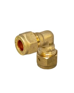 8mm Brass Compression Elbow – WRAS Approved, HA252
