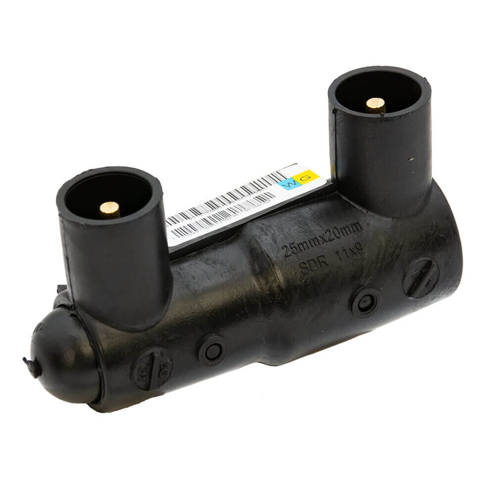 Universal 25mm Black MDPE Electrofusion End Cap, HA2516