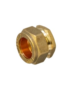 Brass Compression Stop End - 15mm, HA258