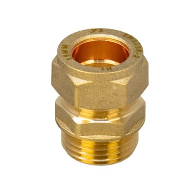 15mm x G1/2 Male Elbow Adapter Brass Compression Fittings Straight Connector 15mm x G1/2 Male Elbow Adapter Brass Compression Fittings Straight Connector