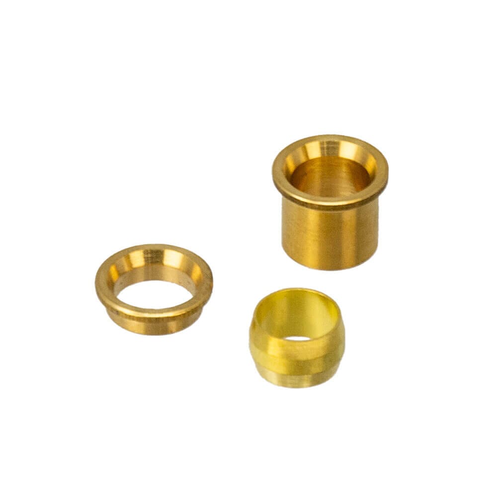 10mm x 8mm Brass Compression Reducing Set – 3-Piece WRAS Approved, HA266