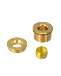 15mm x 8mm Brass Compression Reducing Set – 3-Piece WRAS Approved, HA267