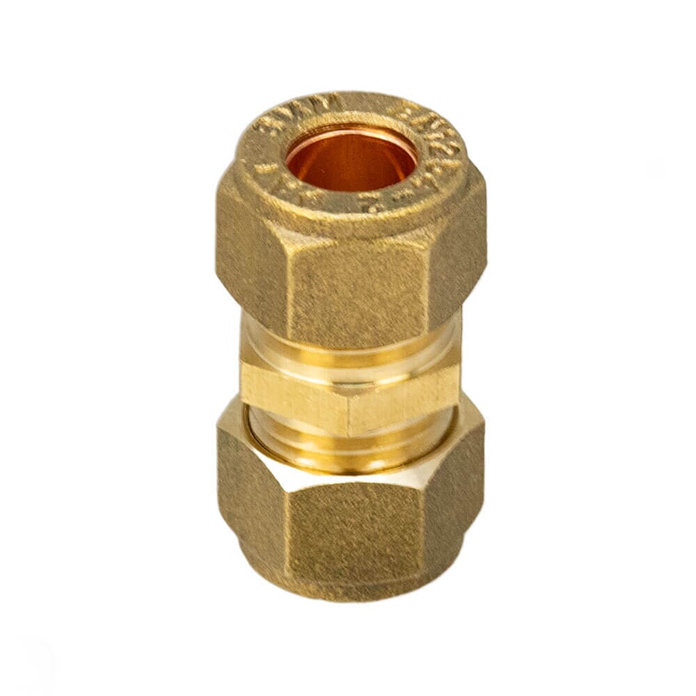 Brass 1/4-in COMP X 1/4-in COMP Union | BK Products