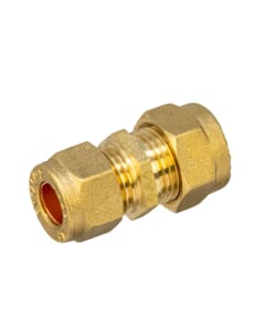 10mm x 8mm Brass Compression Reducing Coupling, HA284