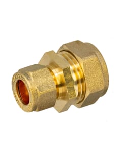 15mm x 10mm Brass Compression Reducing Coupling, HA286