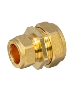 22mm x 15mm Brass Compression Reducing Coupling, HA287