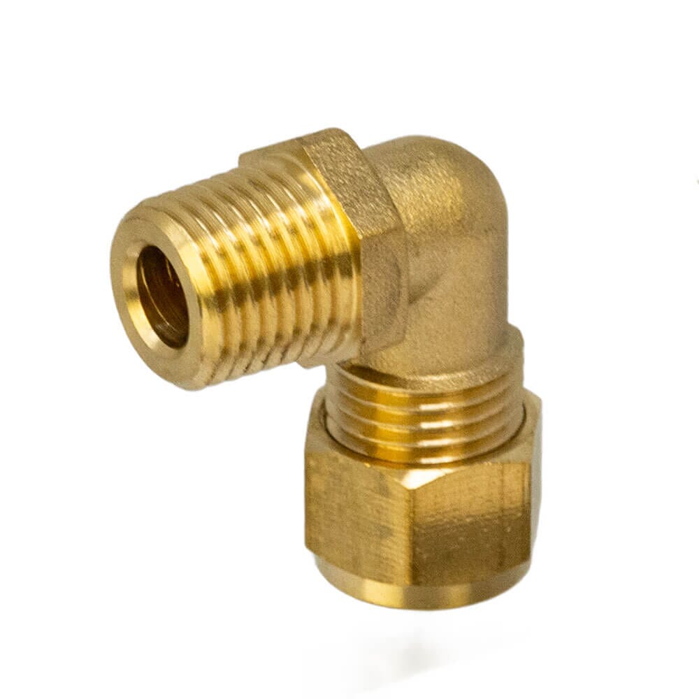 Brass Compression Elbow – 8mm x 1/4" BSP , HA289