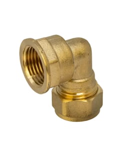Brass Compression Elbow – 15mm x 1/2" BSP Female, HA300