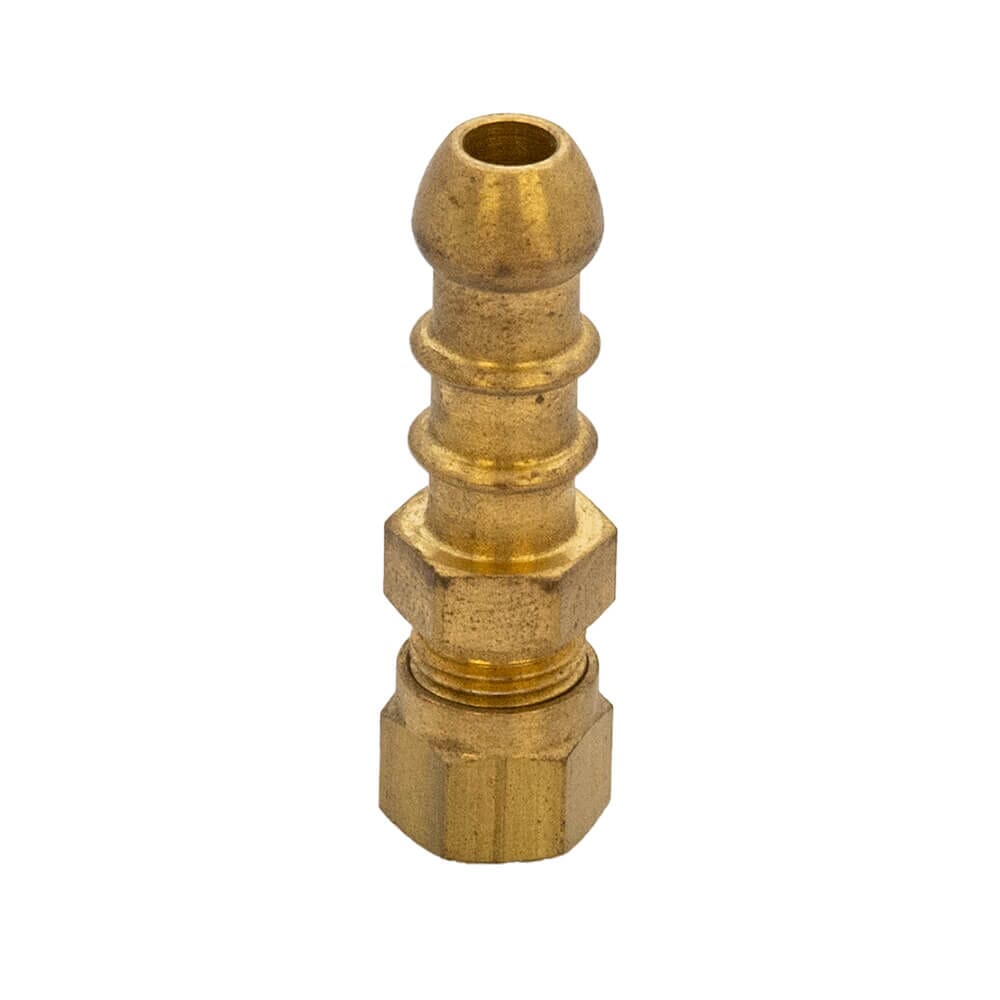 Fulham Gas Hose Nozzle - 3/16" Compression x 8mm, HA301