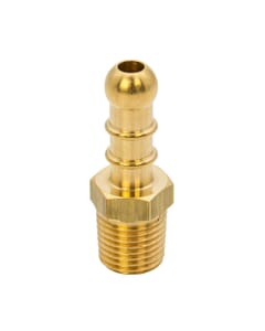 Fulham Gas Hose Nozzle - 1/4" BSP Male T x 10mm, HA302