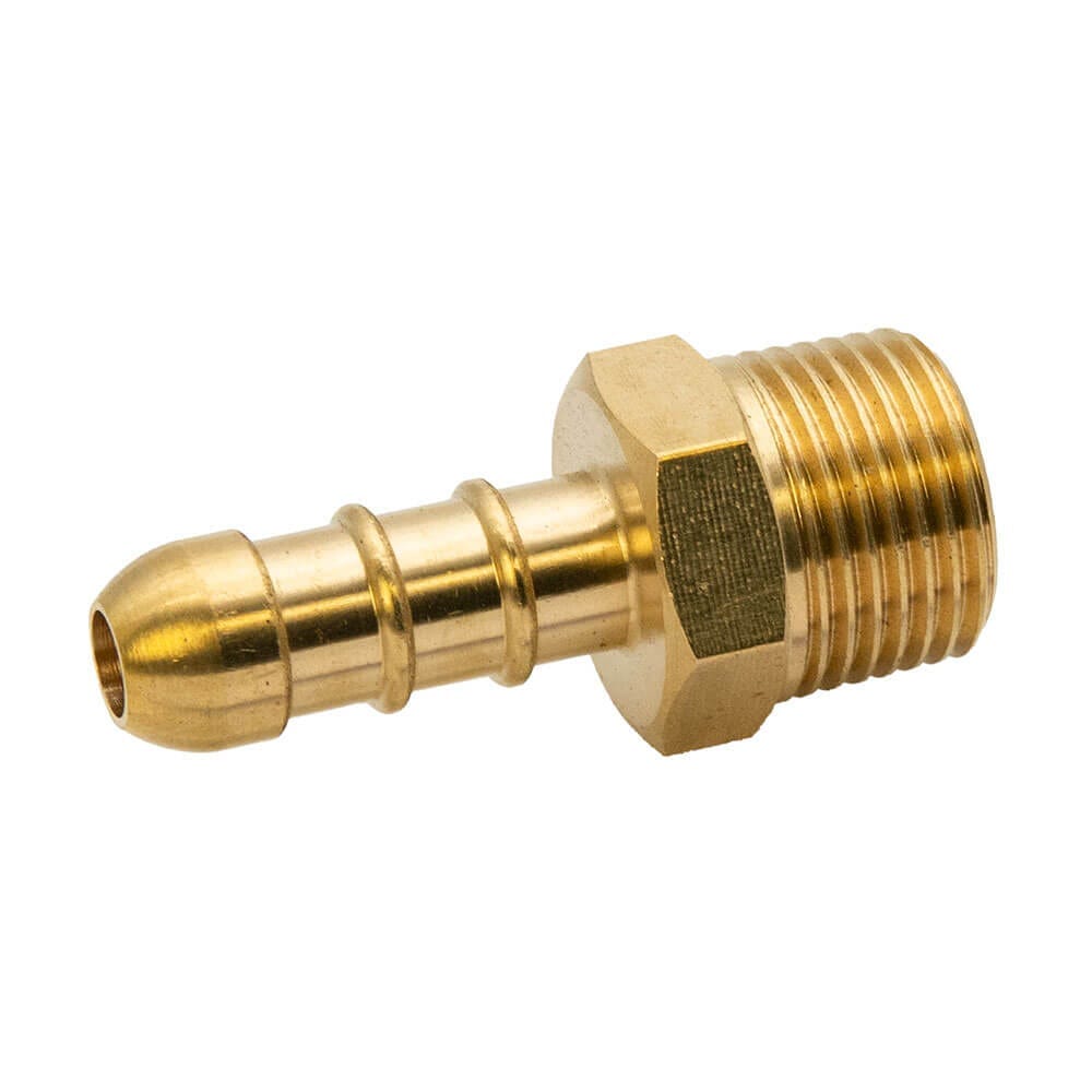 Nitrogen Regulator High Pressure Hose - 10 Ft, 1/4" NPT Male Ends, 3000 PSI