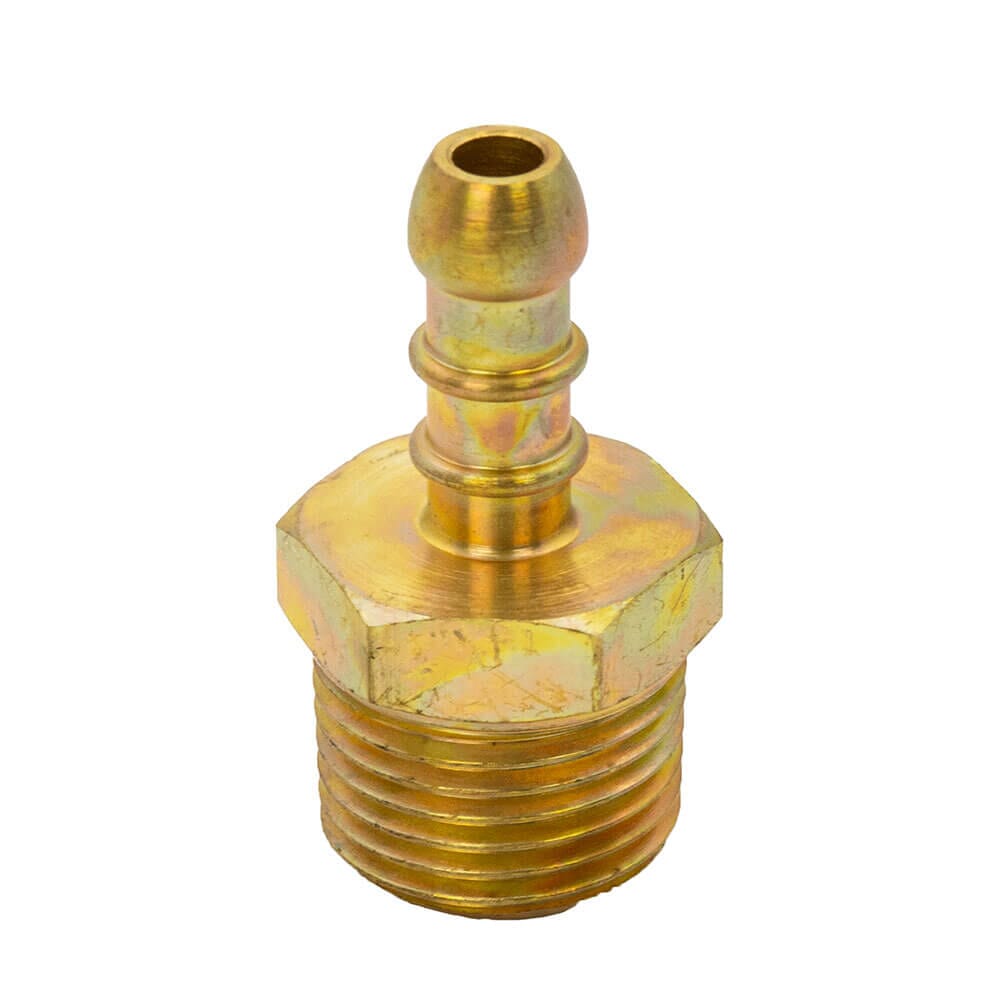 Fulham Gas Hose Nozzle - 1/2" BSP Male T x 10mm, HA304