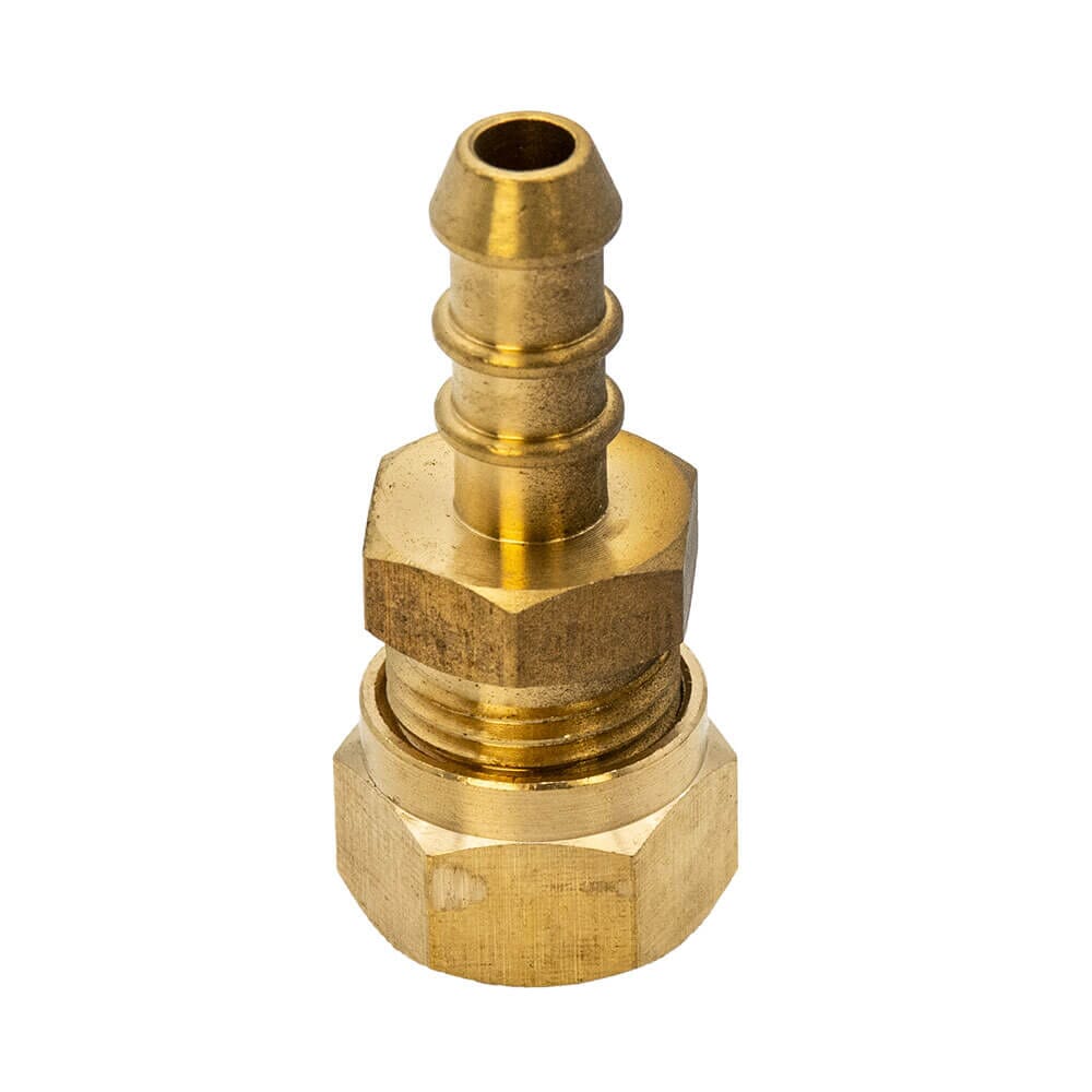 Fulham Gas Hose Nozzle - 10mm Compression x 10mm, HA313