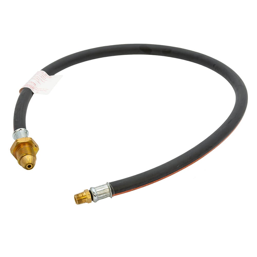 35" Propane Gas Pigtail - NR POL x 1/4" BSP Male T