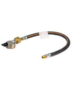 20" Propane/Butane Gas Pigtail - 21mm Clip-on x 1/4" Bsp Male T, HA327