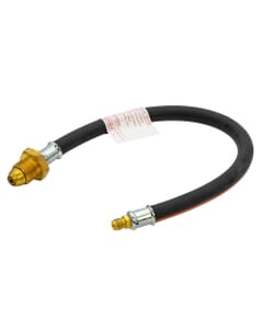 20" Propane Gas Pigtail - NR POL x 1/4" Inverted Flare, HA331
