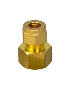 Gas Hob Brass Compression Fitting - 10mm x 1/2" BSP FM
