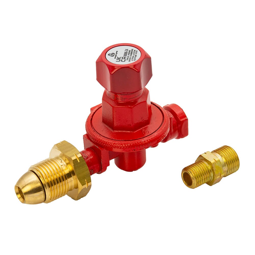 Cavagna 0.5–2 Bar HP Adjustable Propane Regulator – 3/8" LH BSP, HA347L