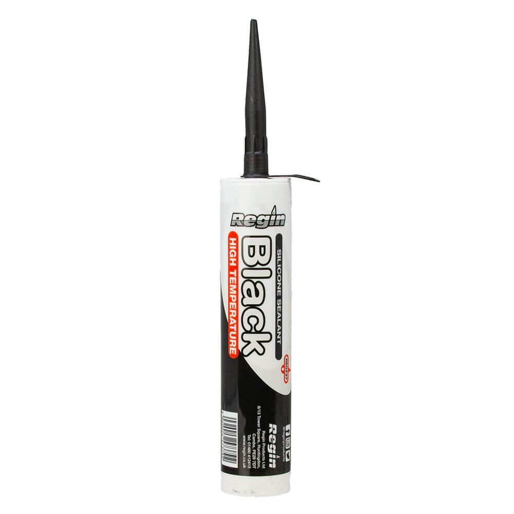Regin Black High Temp Silicone Sealant – 300°C Heat Resistant, 310ml, HA349B
