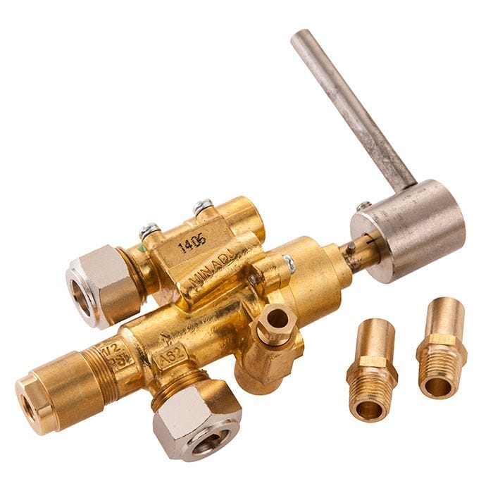 Alpha Gas Catering Valve Right Angle Inlet/Outlet