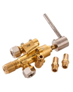 Alpha Gas Catering Valve Right Angle Inlet/Outlet