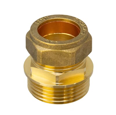 GASHER 5 Pièces Brass Pipe Fitting, Reducer Adapter, 3/8-Inch Male Pipe x 1/2-Inch Female Pipe GASHER 5 Pièces Brass Pipe Fitting, Reducer Adapter, 3/8-Inch Male Pipe x 1/2-Inch Female Pipe
