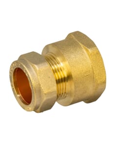 Brass Compression Female Adapter – 22mm x 1" BSP Coupler, HA5053