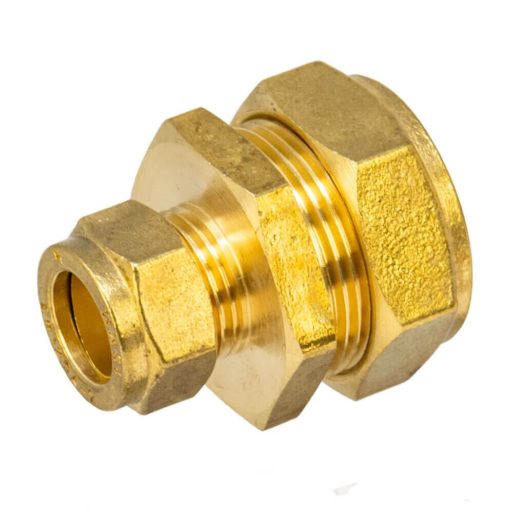28mm x 15mm Brass Compression Reducing Coupling, HA5056