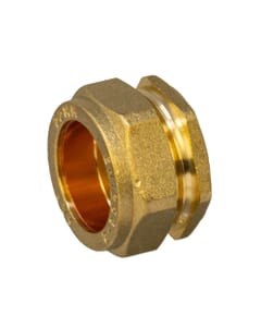 Brass Compression Stop End - 22mm, HA5058