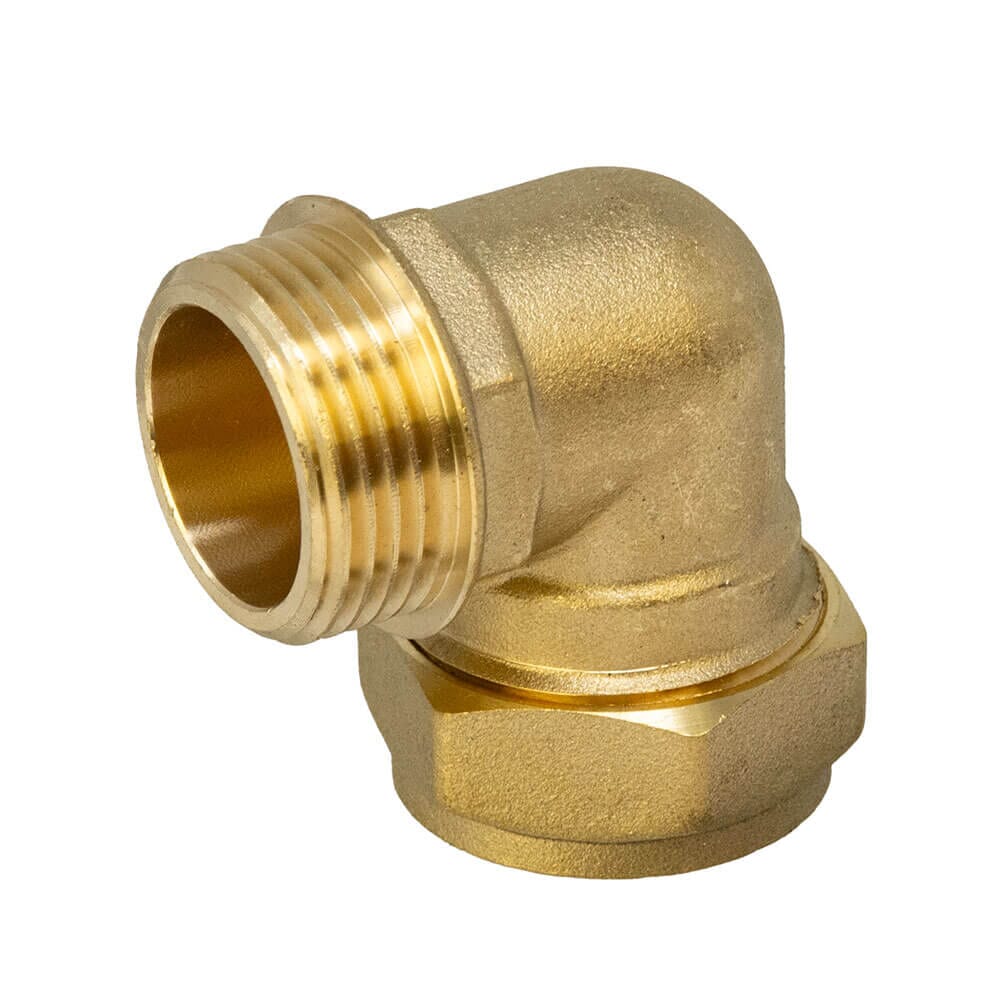 Brass Compression Elbow – 22mm x 3/4" BSP , HA5061